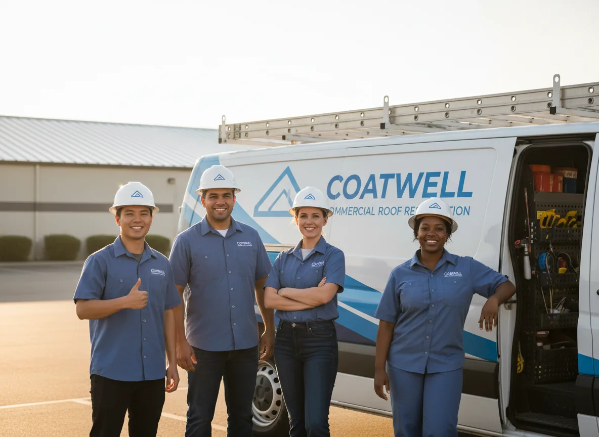 Commercial roof coating company in Edgar, WI